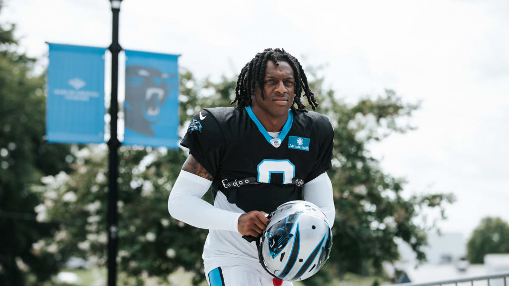 Red Bull, games in the hood and a father's touch: How Jaycee Horn became  the Panthers' top 'dog' - The Athletic