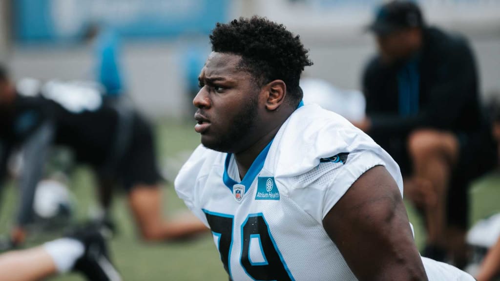 Ikem “Ickey” Ekwonu '19 heads to NFL's Carolina Panthers