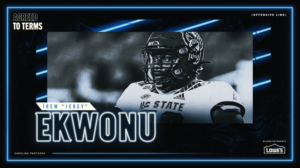 CHARLOTTE — The Carolina Panthers have agreed to a four-year contract with first-round  draft pick Ikem Ekwonu.