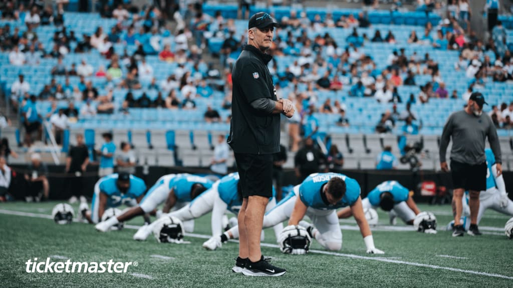 Carolina Panthers cornerback Herb Miller (36) lines up on defense