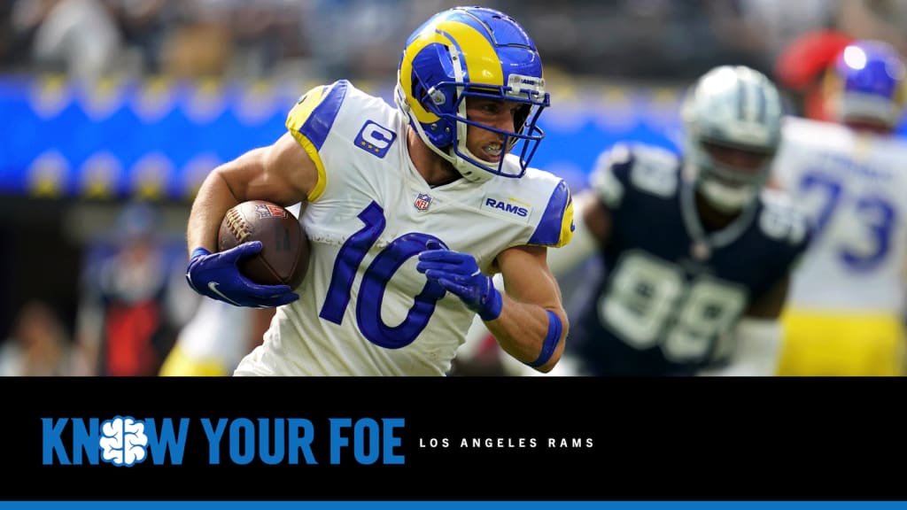 Los Angeles Rams tight end Tyler Higbee (89) makes a reception during a NFL  divisional playoff football game between the Los Angeles Rams and Tampa Bay  Buccaneers, Sunday, January 23, 2022 in