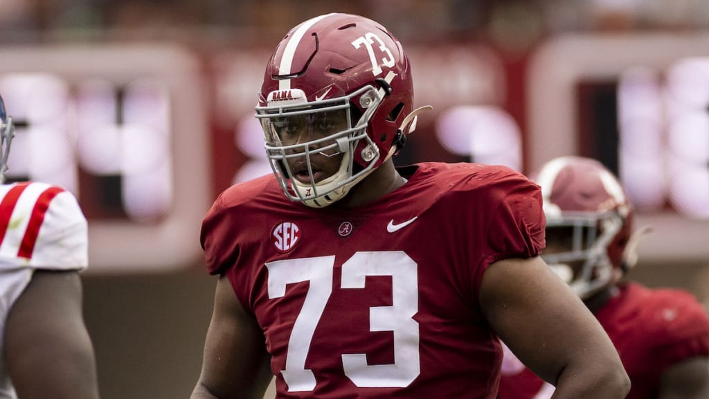 Ravens Draft Central: Evan Neal, OL, Alabama