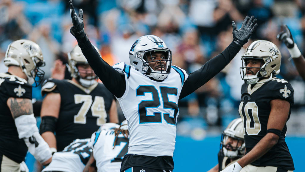 Carolina Panthers safety Xavier Woods during the game against the