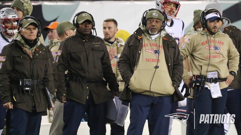 Youth Keion White New England Patriots Salute to Service Sideline