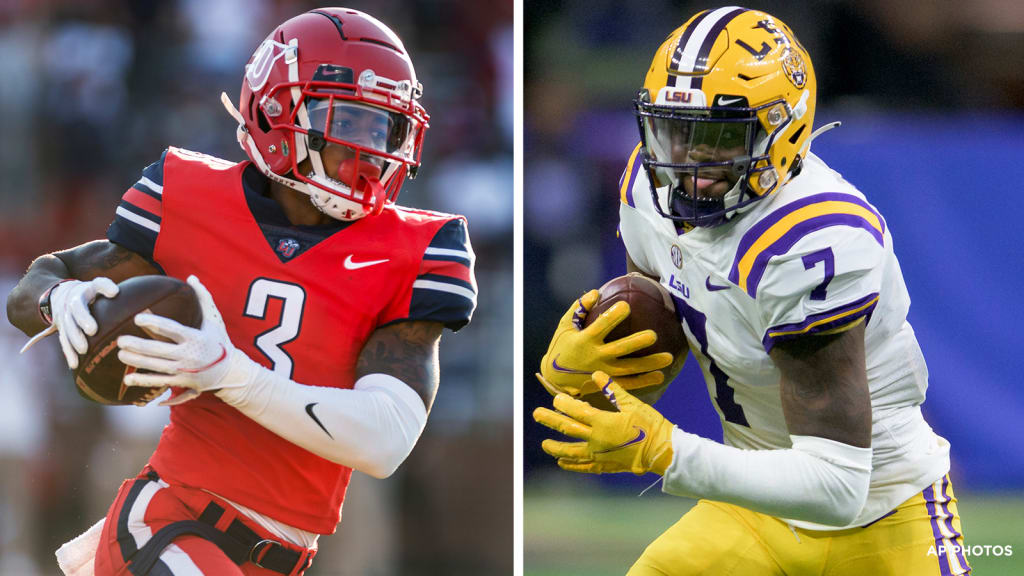 LSU Alumni Ja'marr Chase And Justin Jefferson Jersey Swap