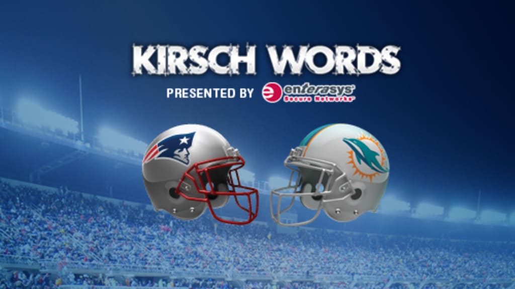 Kirsch Words: Patriots at Bears