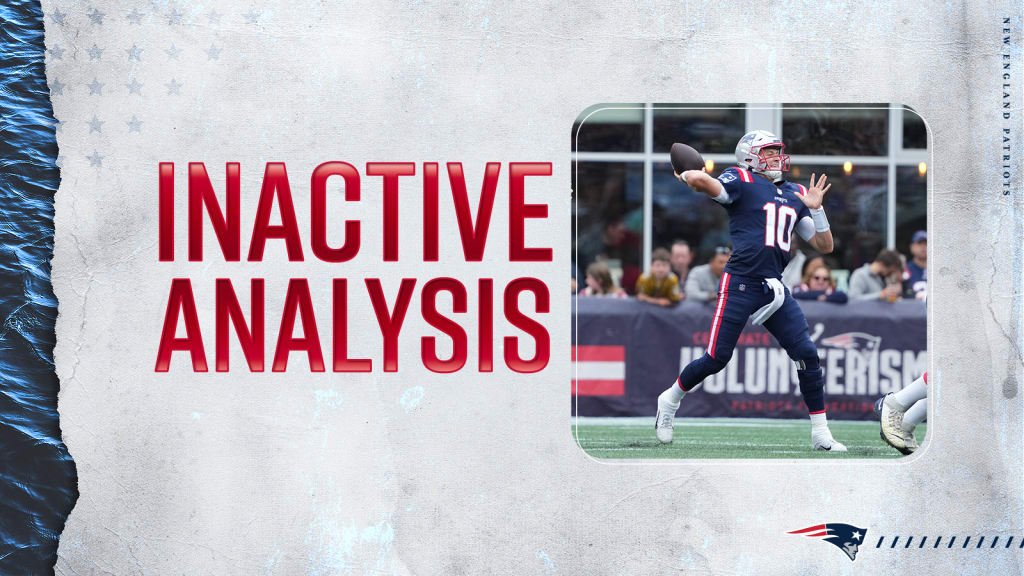 Patriots vs. Bears inactives: Mac Jones returns for Monday Night