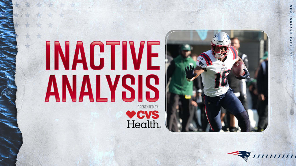 Patriots-Bills inactives: Jakobi Meyers, Trent Brown active, Jalen