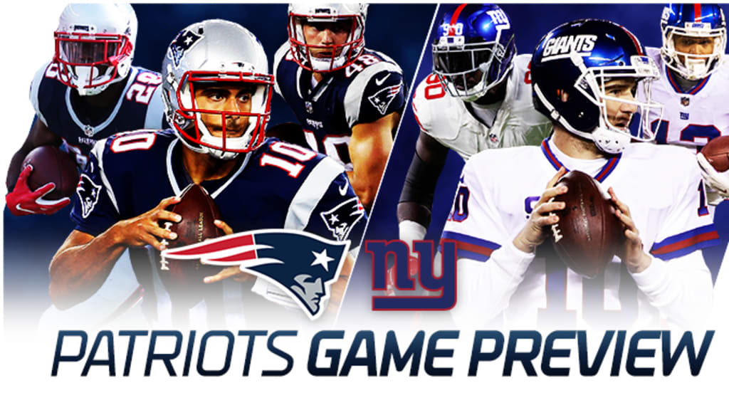 Game Preview: Patriots at Giants