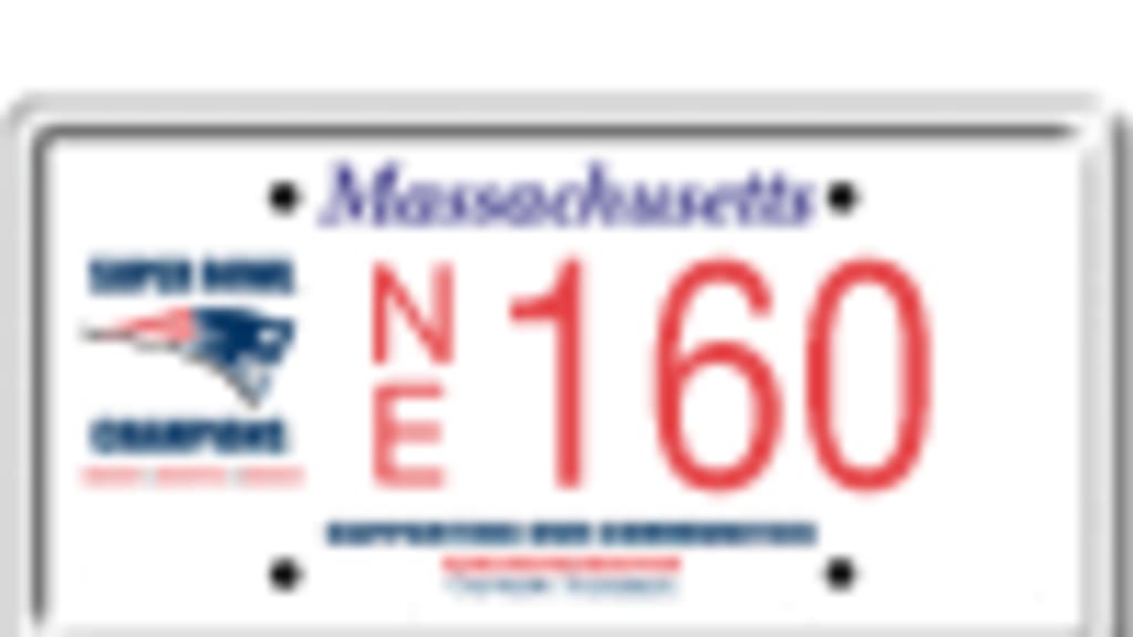 MassDOT RMV Announces Redesigned Patriots License Plate