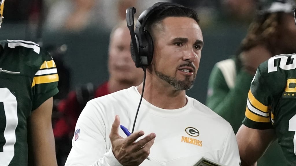 I'm Just Here for Matt Lafleur Striped Arm T 