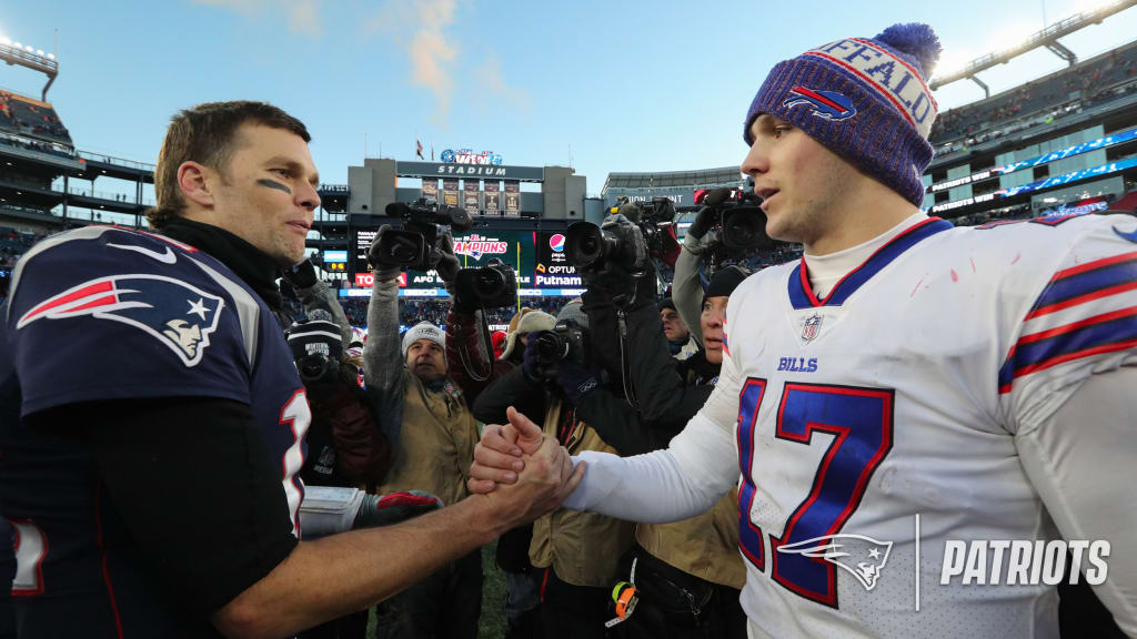 Bills celebrating AFC East title is a strange sight for Patriots