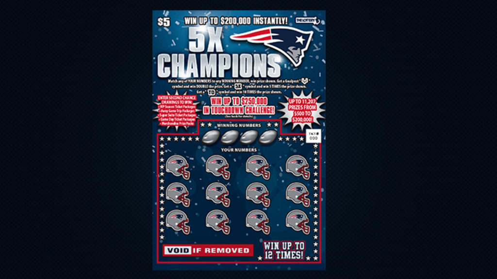 RI Lottery launches Patriots-themed instant game