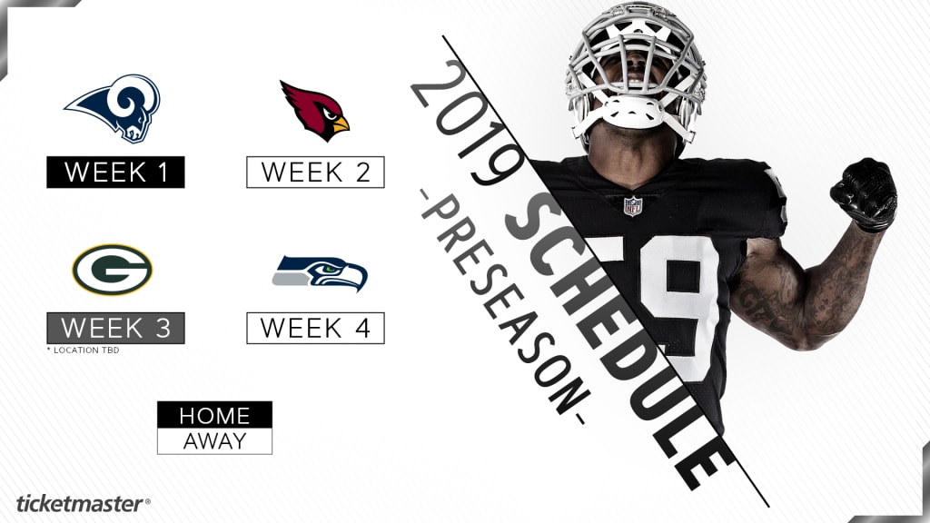 Seattle Seahawks 2019 Preseason Schedule Announced