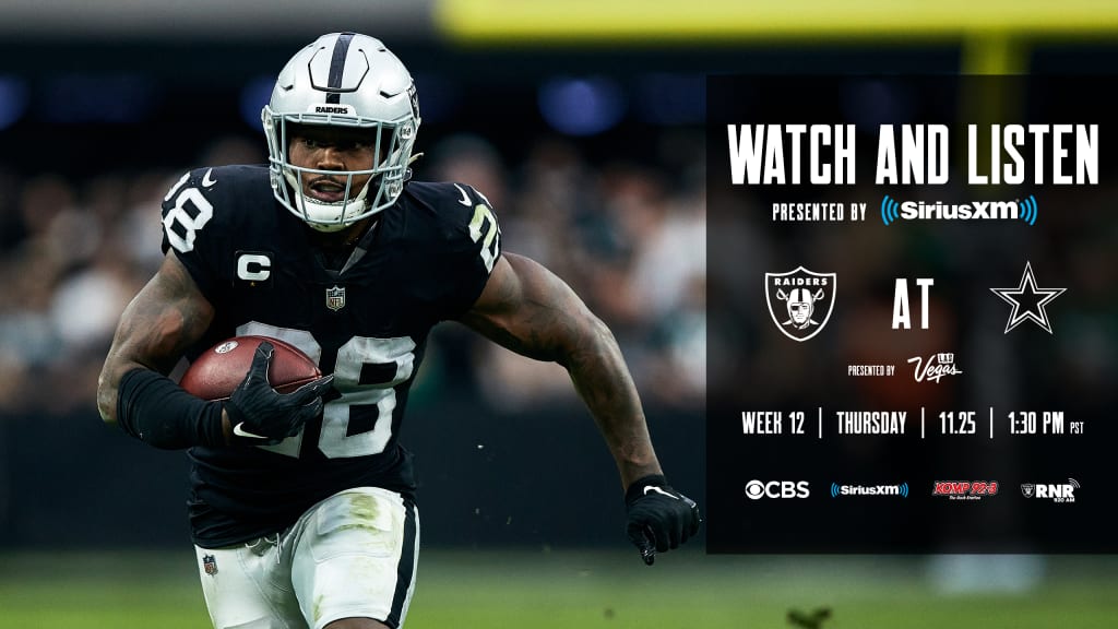 Raiders at Cowboys: How to watch the holiday showdown