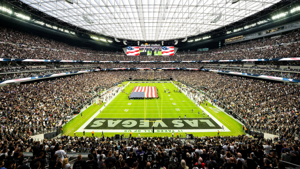 NFL Draft: Raiders host fans at Allegiant Stadium for party