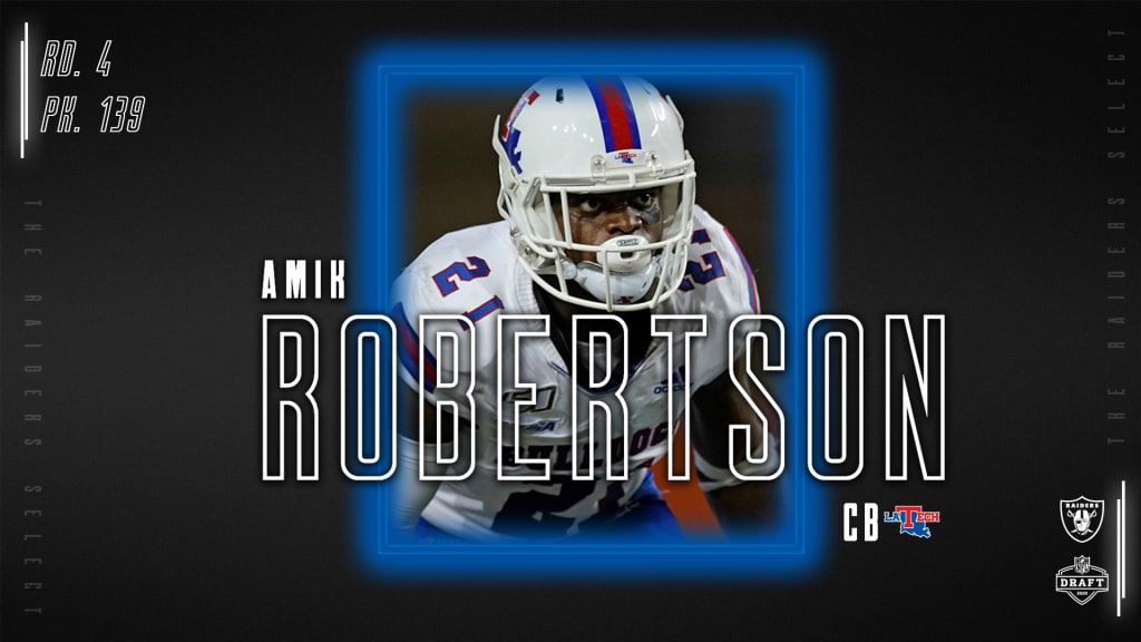 Interview with AMIK ROBERTSON - Las Vegas Raiders NFL Draft 