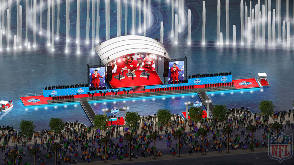 Images of 2020 NFL draft red-carpet stage released - ESPN Video