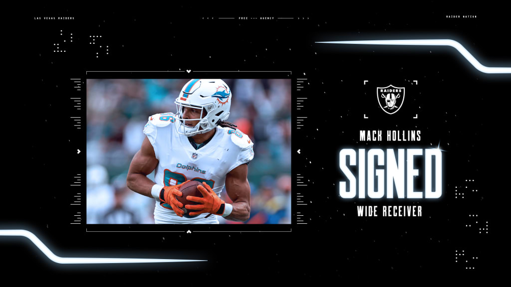 Mack Hollins football Paper Poster Raiders 4 - Mack Hollins - Sticker