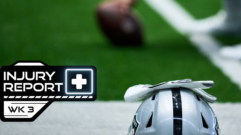 Tennessee Titans vs. Las Vegas Raiders Week 3 injury report