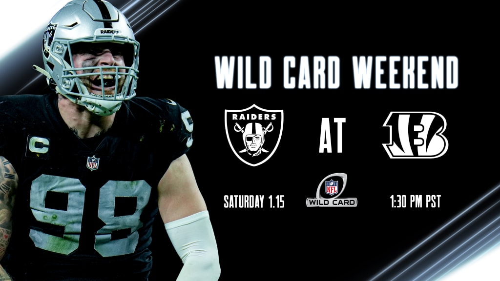 Las Vegas Raiders Wild Card Inactives vs. Cincinnati Bengals