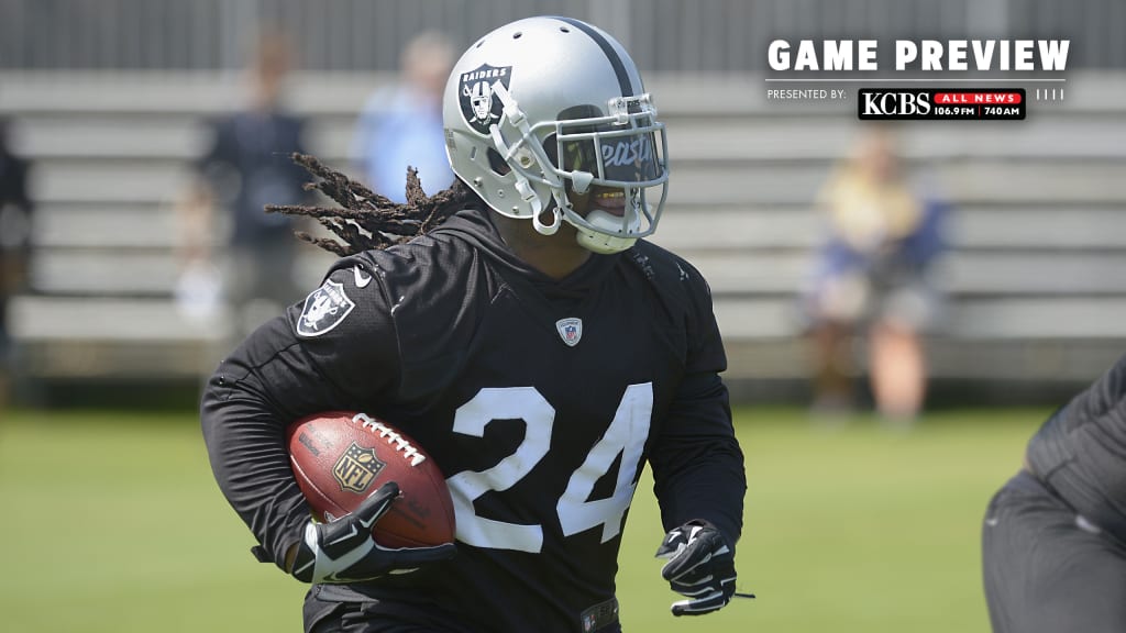 Los Angeles, USA. 18 August 2018. Oakland Raiders during the NFL Oakland  Raiders vs Los Angeles Rams at the Los Angeles Memorial Coliseum in Los  Angeles, Ca on August 18, 2018. Jevone