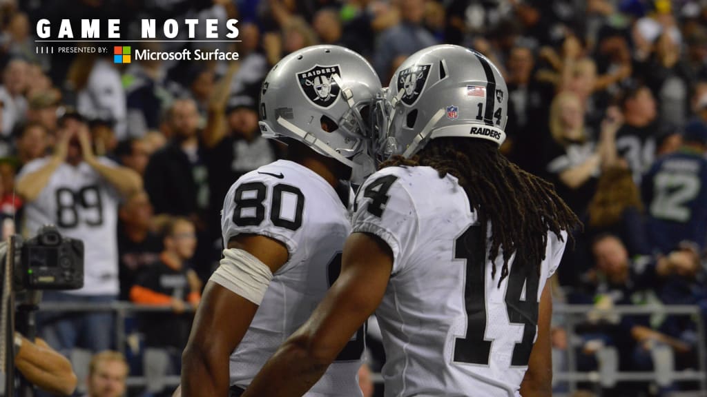 Game Notes: Oakland Raiders 30 Seattle Seahawks 19