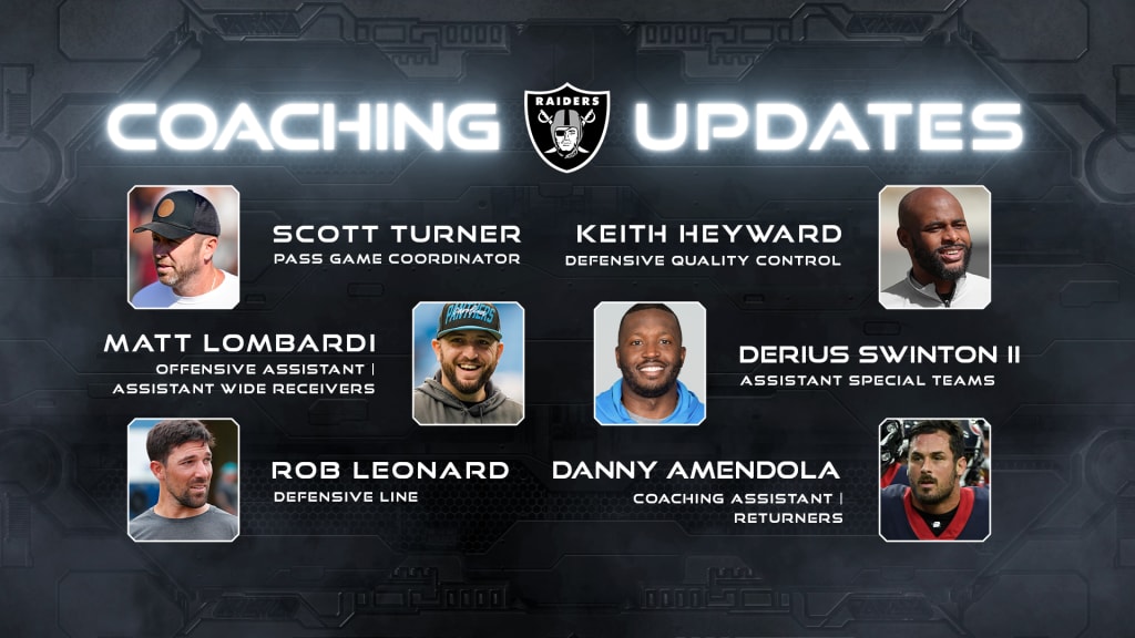 Raiders coaching staff has impressive playing credentials