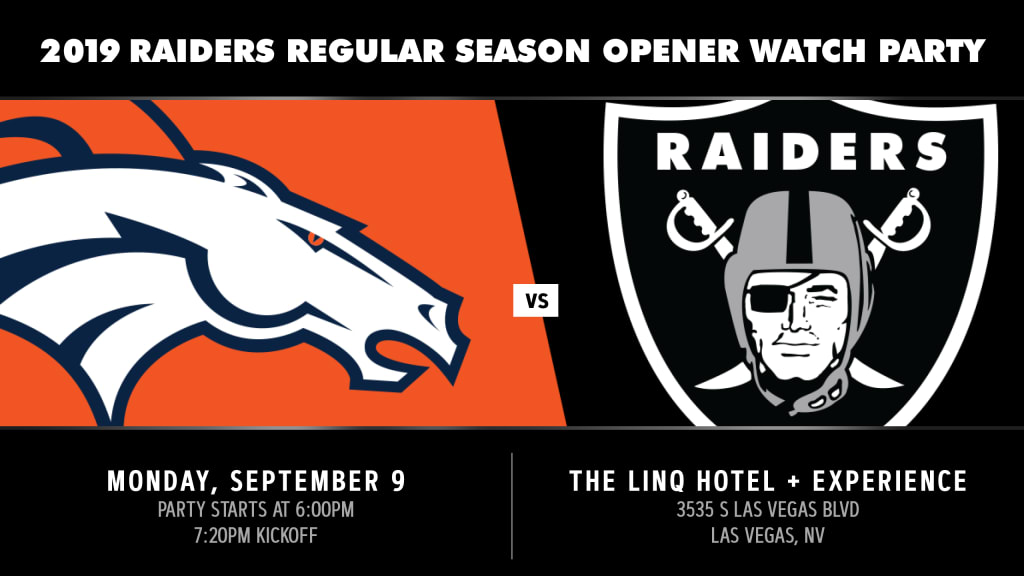 Watch Las Vegas Raiders vs Denver Broncos outside USA on