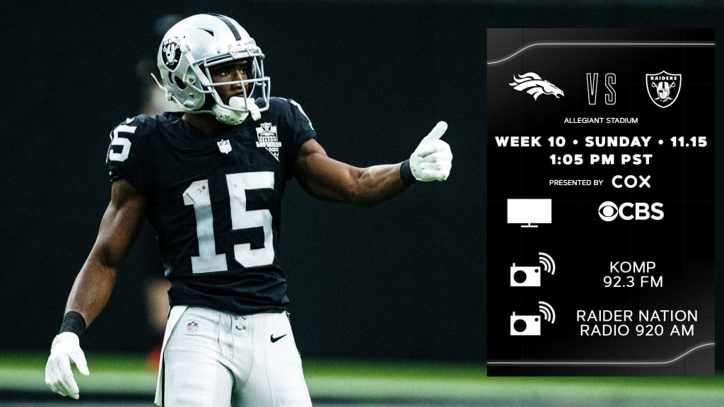 Raiders vs. Jets - Week 10