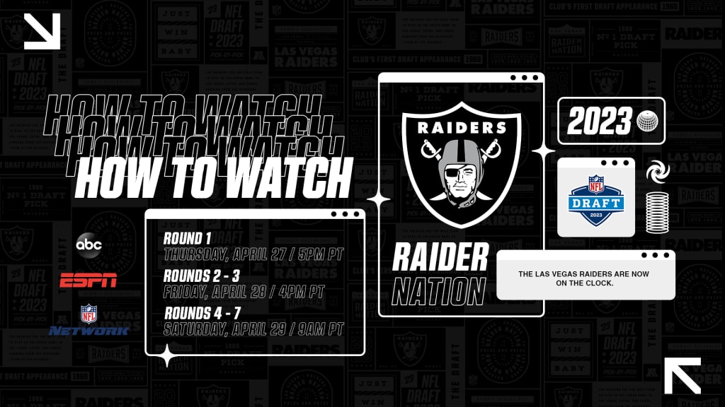 Raiders 2023 Draft Preview: How to watch, draft order, where Raiders pick