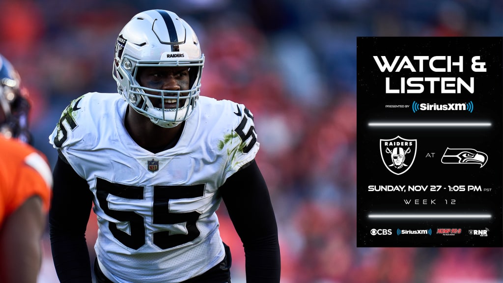 Raiders vs. Seahawks - Game Coverage and Highlights - November 27, 2022, Las Vegas Raiders