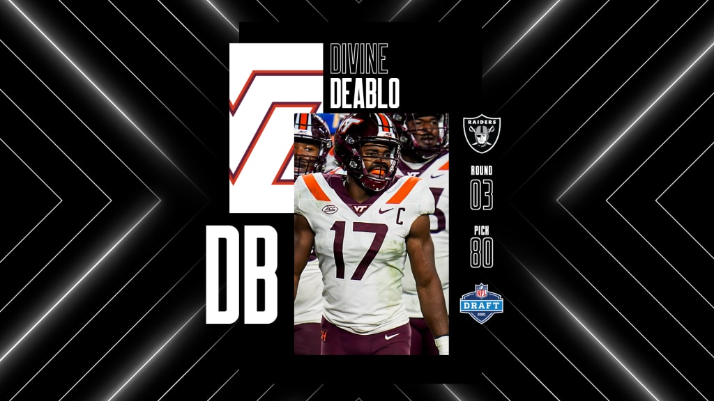 Round 3 - Pick 17: Divine Deablo, SS, Virginia Tech (Las Vegas Raiders) :  r/nfl