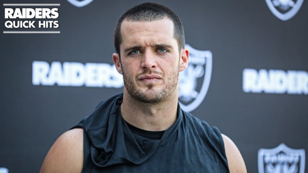 AJ Cole talks about hitting hard, Derek Carr's hair 