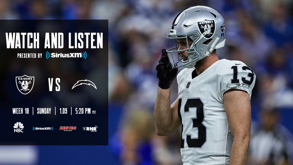 How to Watch: Raiders vs. Chargers