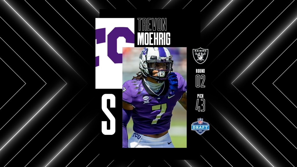 Raiders trade up for Trevon Moehrig in 2nd round