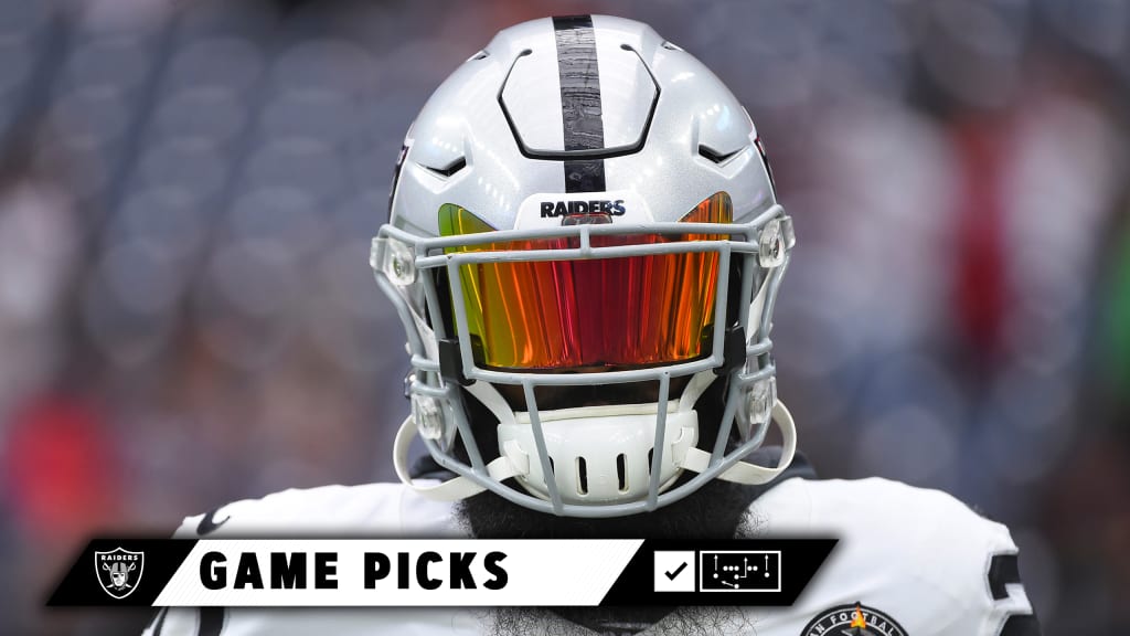 Raiders hoping to win high-end helmets from Panthers