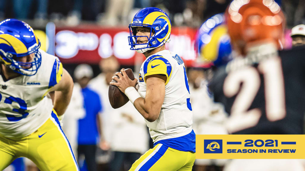 Watch: Matthew Stafford, Rams take field for first time in throwback  uniforms