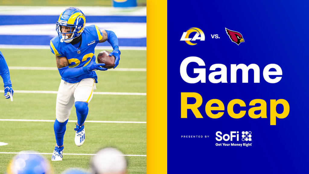 Game Recap: Rams clinch playoff berth with 18-7 win over Cardinals