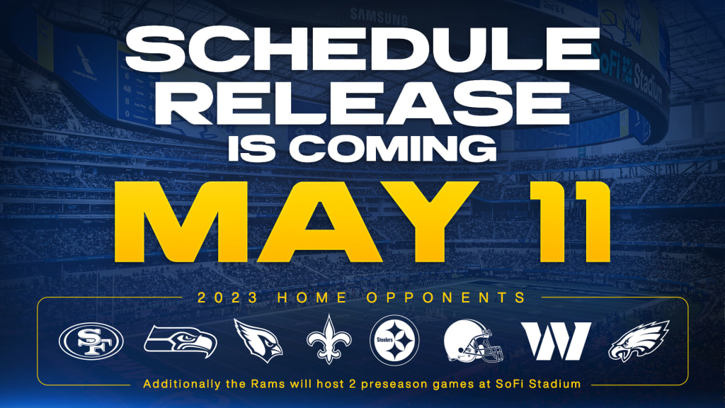 Los Angeles Rams' 2023 schedule coming May 11