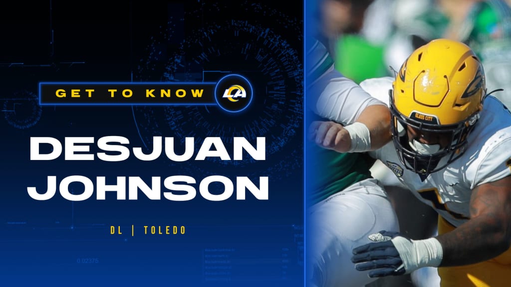 Desjuan Johnson Selected in Seventh Round of NFL Draft by the LA Rams -  University of Toledo Athletics