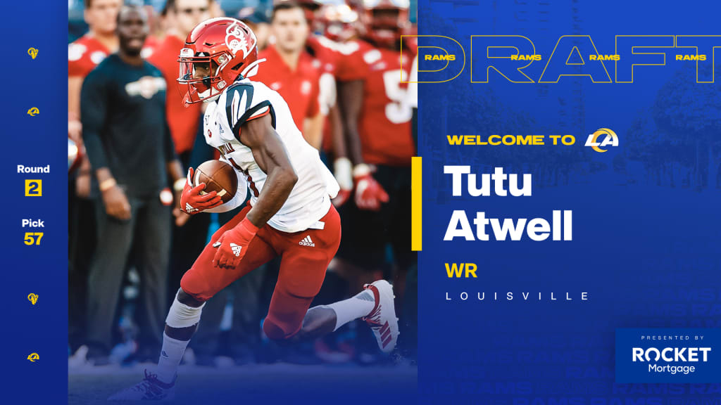 Rams' first pick of draft is receiver Tutu Atwell in Round 2 - Los Angeles  Times