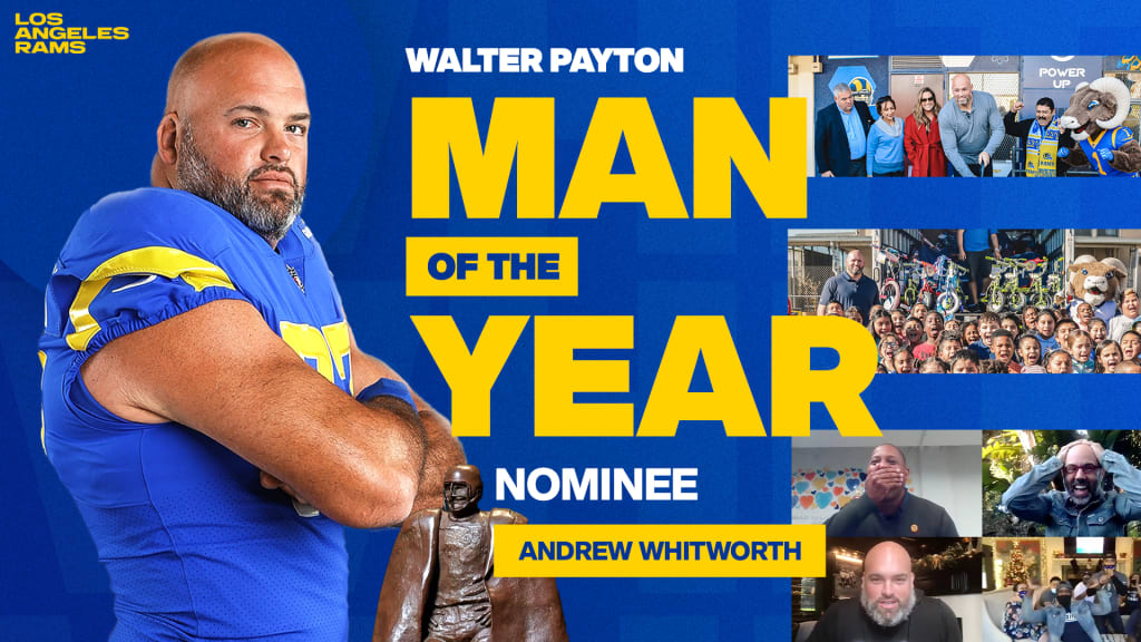 Andrew Whitworth named Walter Payton NFL Man of the Year presented