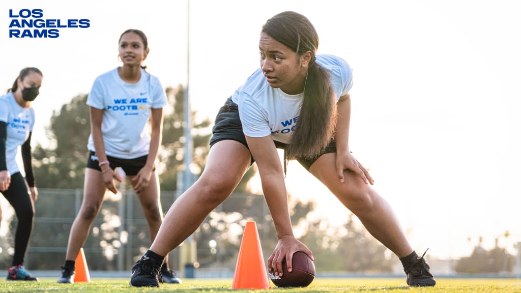 Los Angeles Rams Community, Inspiring the next generation of girls flag  football & women in sports