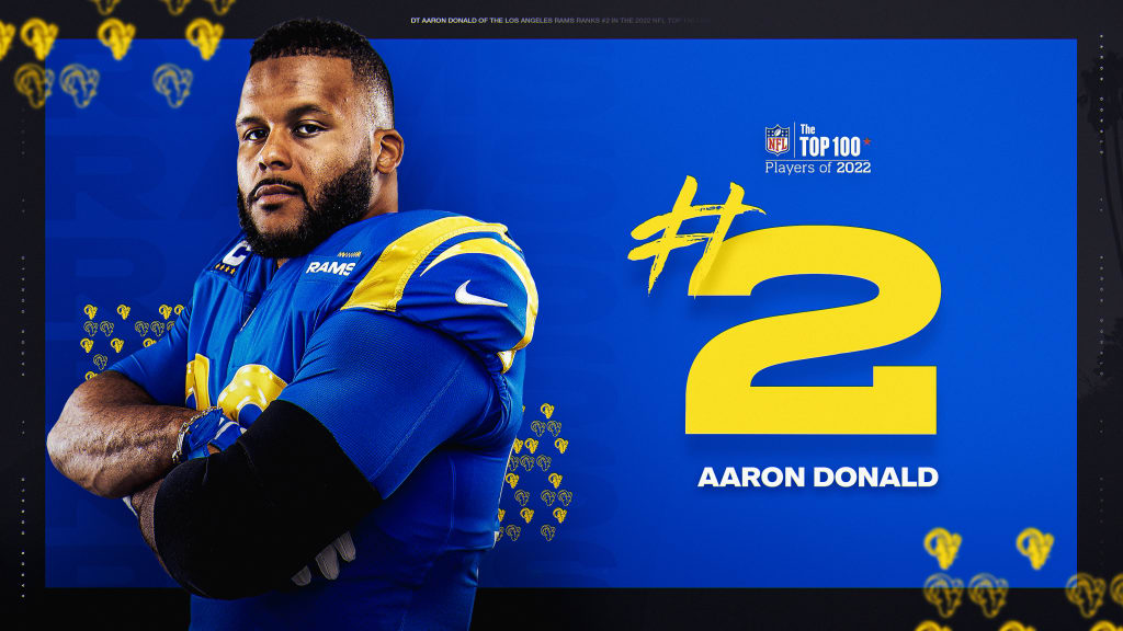 Los Angeles Rams DT Aaron Donald #15 in NFL Top 100 - Turf Show Times