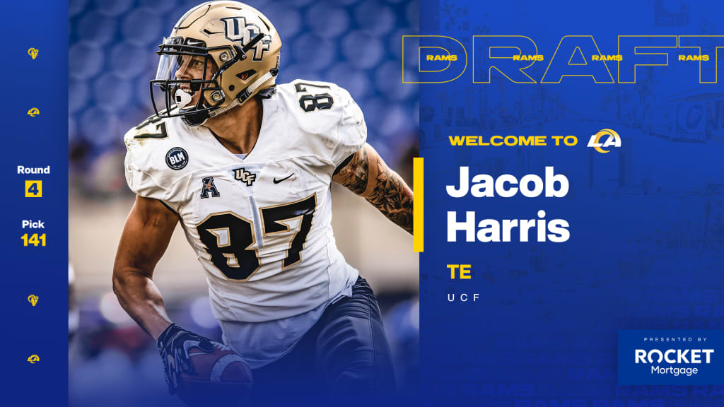 Jacob Harris drafted by Los Angeles Rams with 141st pick - Black & Gold  Banneret