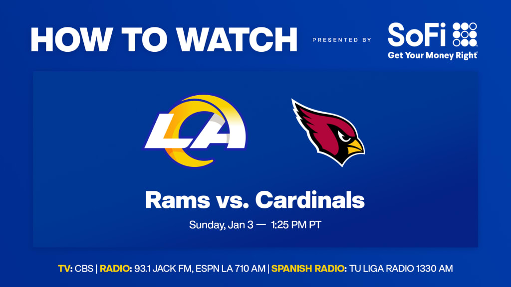 Cardinals Game Day: Cardinals-Rams, kickoff, TV, radio info