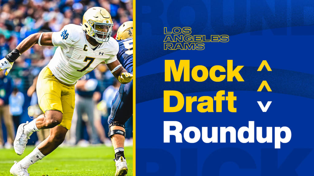 Rams 2023 NFL Mock Draft Roundup: EDGE, defensive back options two weeks  out from draft week