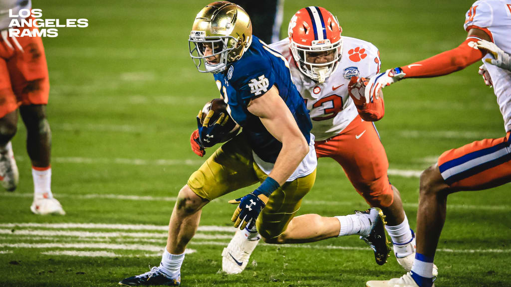 Los Angeles Rams select Notre Dame Fighting Irish wide receiver Ben  Skowronek with No. 249 pick in 2021 draft