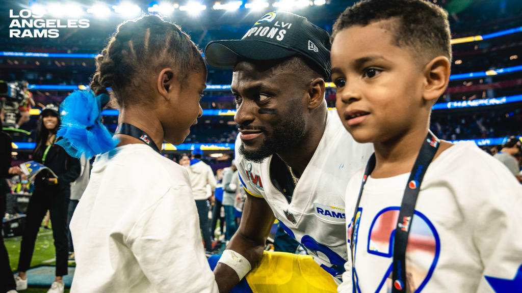 Throwback to when Van Jefferson became a Super Bowl champion and a father  of two in the same day 